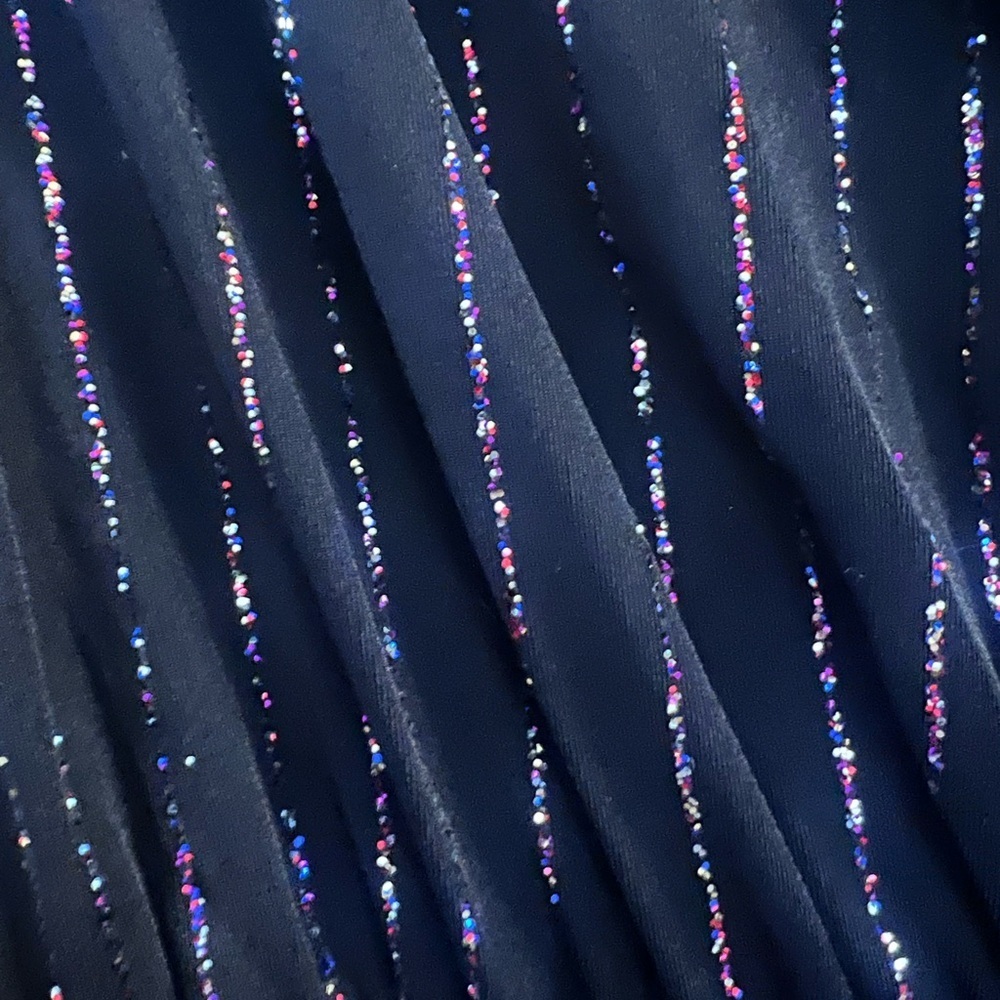 Marc Jacobs Pinstripe Glitter Dress - Picture 2 of 4